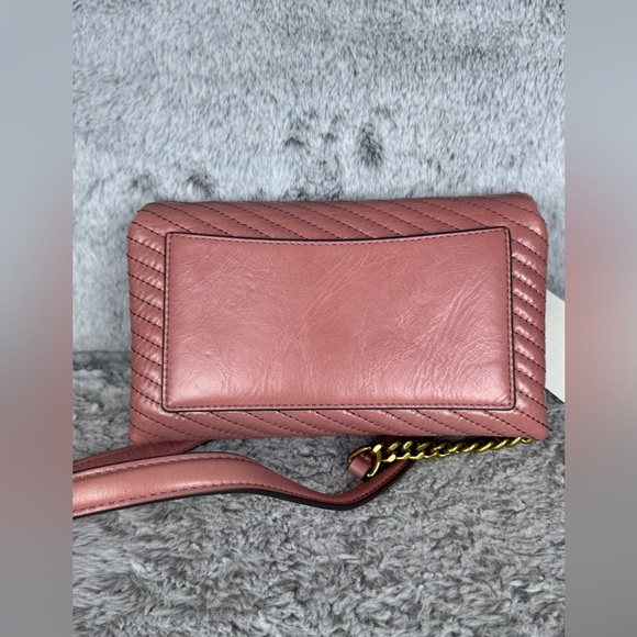 Tory Burch Kira Moto Quilted Wallet on a Chain - Picture 7 of 10